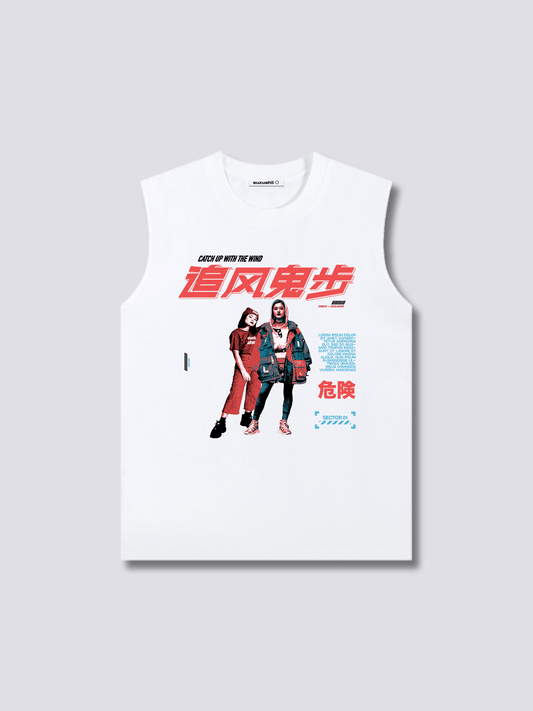 Front Print - Wind Tank Top